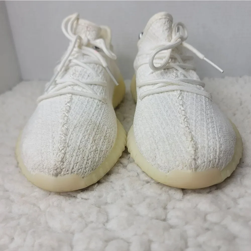 Adidas Yeezy Boost 350 V2 Cream White CP9366 Men 8.5 Triple WhiteClassic triple
